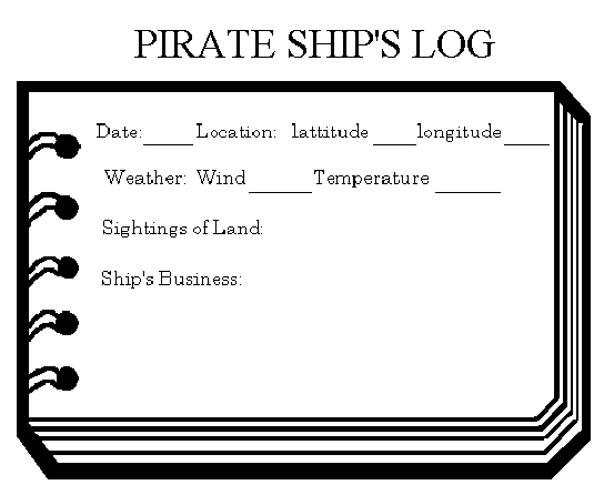 Pirate Log Book